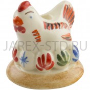 Подсвечник пасхальный "Курочка", керамика, цветной; h5.Арт.КРР-021