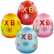 Яйцо пасхальное "ХВ", керамика, цвет в ассортименте; h3,5.Арт.ПЯ-ГМ/3.5