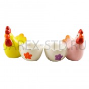 Подставка пасхальная для 1-го яйца, цветная керамика; h.Арт.ПК-П-20F3429