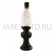 Лампа декоративная со свечой, под старину, стекло; h31.Арт.ЛК-18