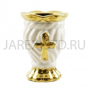 Настольная лампада "Виноград", керамика, цвет белый; h8.Арт.КЦ-019/бл