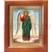 Икона  Ангел Хранитель , полиграфия,  в багетной рамке со стеклом; 8*9,5 см.Арт.И-БР-1/003