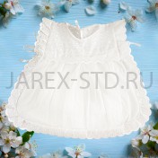 Крестильное платье, белое,100% хлопок; размер 2-5 года.Арт.Т-К-005б