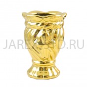 Настольная лампада "Крест", керамика, цвет золото; h9,5.Арт.КБЛ-004