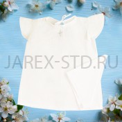 Крестильная рубашка, белая,100% хлопок; размер 1-2 года.Арт.Т-К-007