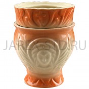 Набор настольная лампада "Лилия", стакан, керамика, розовый; h10.Арт.КЦ-024/р