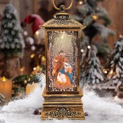 Рождественский вертеп "Святое семейство", с подсветкой, полистоун; h.Арт.РВ-2366С