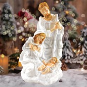 Рождественский вертеп "Святое семейство", полистоун; h23.Арт.РВ-7155-5