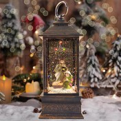 Рождественский вертеп "Святое семейство", с подсветкой, полистоун; h21,5.Арт.РВ-7352-1