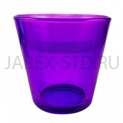 Стакан для лампад, стекло, фиолетовый; h7,5.Арт.СЛ-128-1/фиол