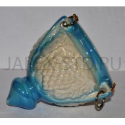 Подвесная лампада "Виноград", керамика, голубая; h9.Арт.К-032/Г