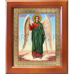 Икона  Ангел Хранитель , полиграфия,  в багетной рамке со стеклом; 17,5*20,5 см.Арт.И-БР-3/003