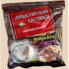 Коврижка с черносливом и вином "Монастырский гостинец",  110г (постный продукт).Арт.КЧ-МГ