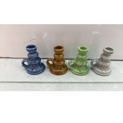 Подсвечник "Кувшин с ручкой", керамика, цвет в ассортименте;.Арт.КЦ-КР/60