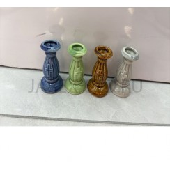 Подсвечник "Кувшин", керамика, цвет в ассортименте; .Арт.КЦ-К/50