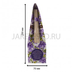 Ароматический диффузор для дома №2 "Бархатная фиалка", с палочками; 100 мл..Арт.АРДД-2БФ