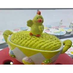 Блюдо пасхальное «Цыпленок», керамика