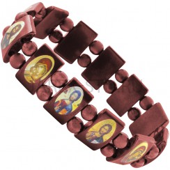 Браслет "Двенадцать Святых", дерево.Арт.БЛС-002