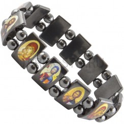 Браслет "Двенадцать Святых", гематит.Арт.БЛС-001