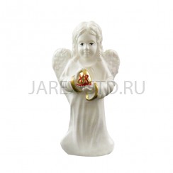 Фигурка  "Ангел с подарком "ХВ", полистоун; h 9.Арт.АП-К3