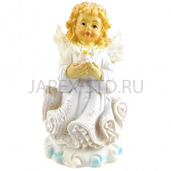 Фигурка "Ангел с голубем", полистоун; h9.Арт.А-21190