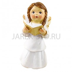 Фигурка "Ангел с книгой", полистоун; h 7.Арт.А-111-12