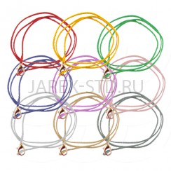 Гайтан детский, 10 цветов, хлопок, карабин; 45.Арт.Г-003С/ДМ