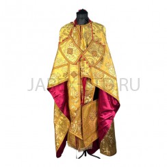 Иерейское облачение греческого кроя, темное золото, от 180 см, размер плеч 50-56..Арт.ЦО-И