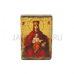 Икона "Державная", дерево под старину, печать-краска; 7*10.Арт.И-СТ-003/031