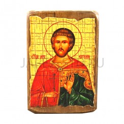 Икона "Евгений", дерево под старину, печать-краска; 7*10.Арт.И-СТИ/204