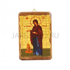 Икона "Геронтисса", дерево под старину, печать-краска; 12,5*16,5.Арт.И-СТ-001/028