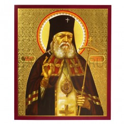 Икона "Лука", уф-лак; 15*18.Арт.И-УБ-002/163