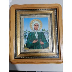 Икона в рамке-скрипка Ксения Петербургская 15*18