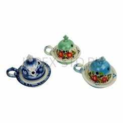 Кадильница керамическая, цвет в ассортименте; h.Арт.КК-ЦР