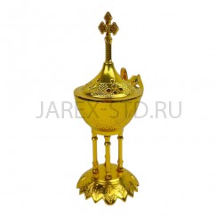 Кадильница, металл, цвет в ассортименте, h 17.5.Арт.КМ-7756-1