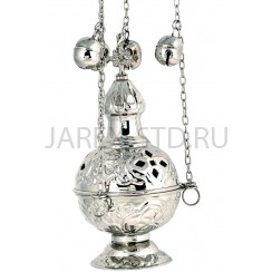 Кадило "Афонское", латунь, чеканка; h19.Арт.К-691N