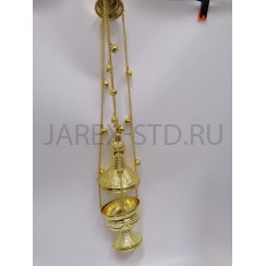 Кадило, латунь, чеканка 30 см