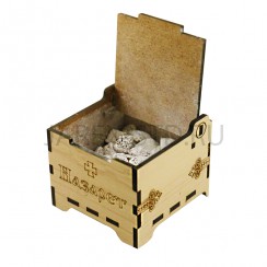 Ладан архиерейский "Назарет", деревянная подарочная упаковка; 50 гр..Арт.ЛМ-50/На