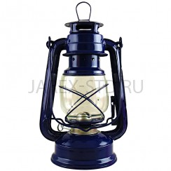 Лампа керосиновая, металл, синяя; h24,5.Арт.ЛМ11D-7-16/син