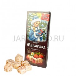 Мармелад клубничный в белом  шоколаде "Новогодний", 150 гр.Арт.Ш-Б11621