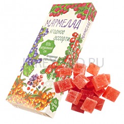 Мармелад в сахарной пудре "Ягодное ассорти"; 200 гр..Арт.Ш-Б11338