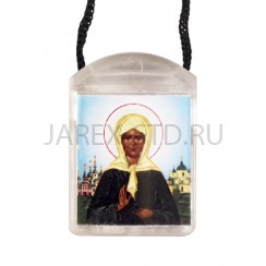 Ладанка на шнурке "Матрона", пластиковая.Арт.Л-ПЛ-001/061