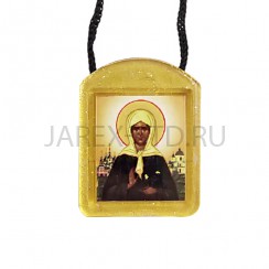 Ладанка на шнурке "Матрона", пластиковая.Арт.Л-ПЛ-003/061
