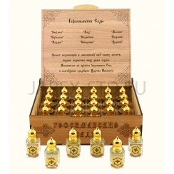 Набор благовоний "Гефсиманские сады", деревянная шкатулка, 30 шт.; 5 мл..Арт.БГС-05
