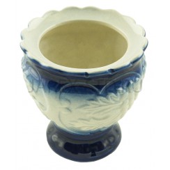 Настольная лампада "Благовест", керамика, синяя; h7,5.Арт.К-052/С