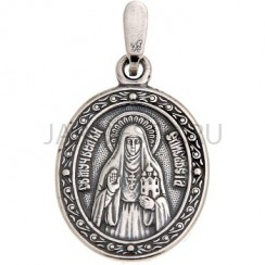 "Елизавета", нательная икона(образок), серебрение.Арт.ОНП-Ж-001/15