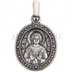 "Надежда", нательная икона(образок), серебрение.Арт.ОНП-Ж-001/26