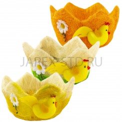 Подставка пасхальная для яиц, сизаль; h10.Арт.ПС-К-10269