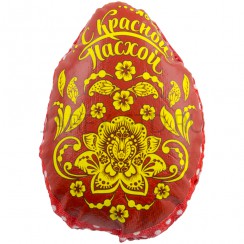 Магнит пасхальный "С Красной Пасхой", полимер; 6*8.Арт.ПМ-3863782