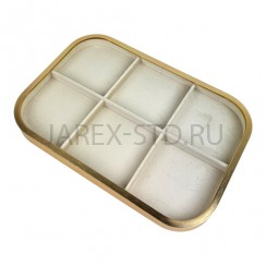 Планшет, под браслеты,бежевый бархат;.Арт.ПБ-5689-3